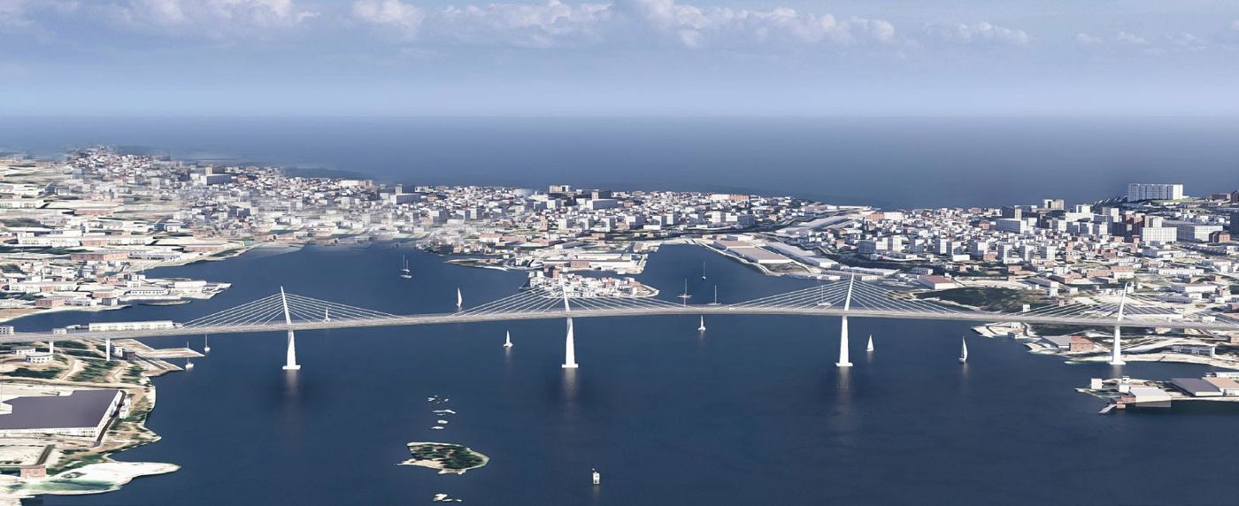 Bridge across Kaštela Bay