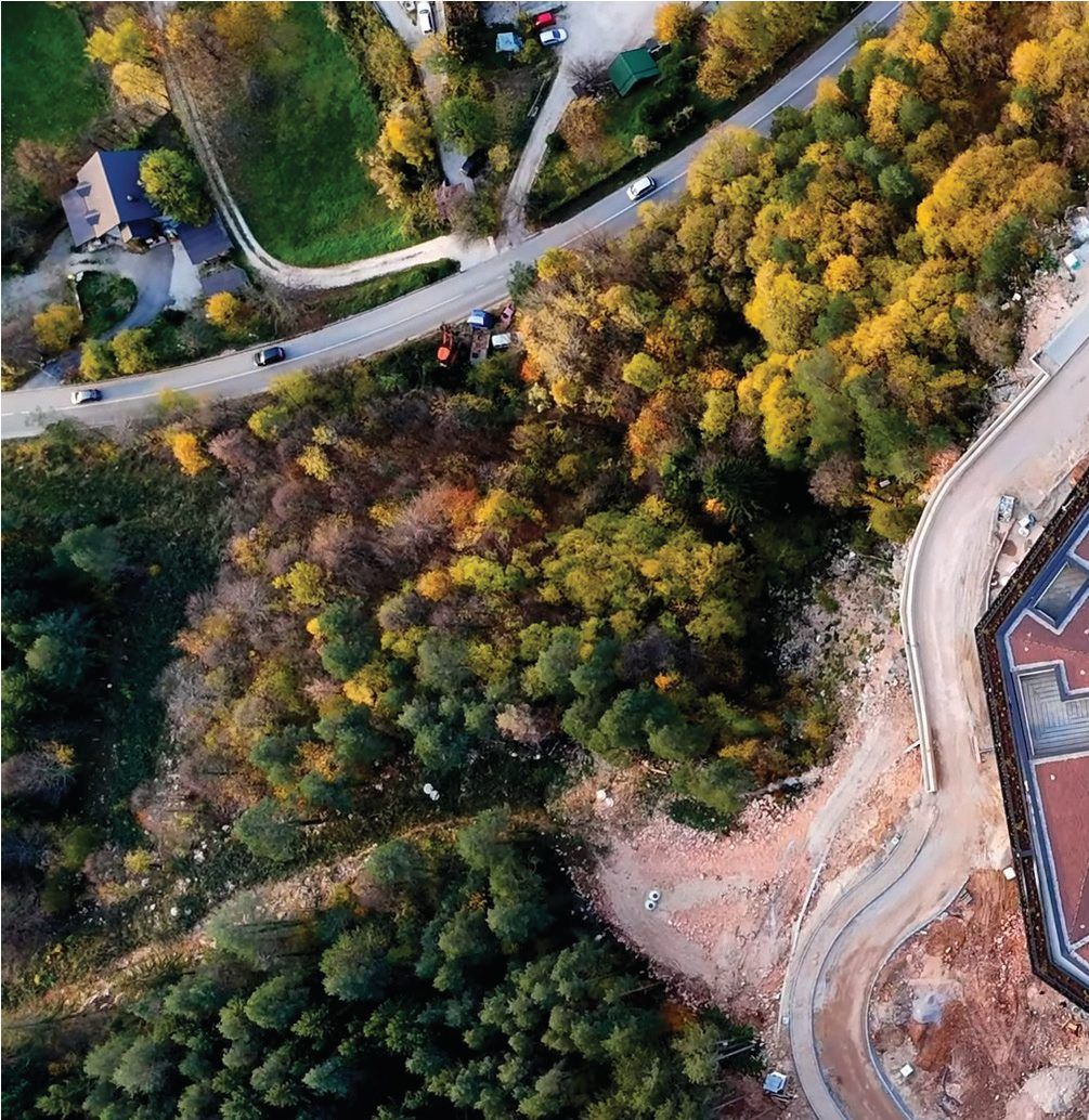 Site works – Roof Gardens