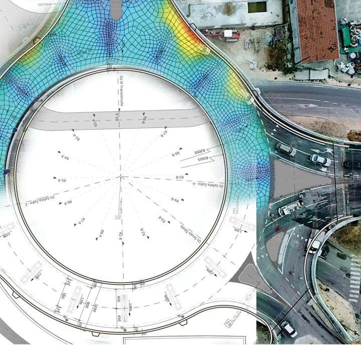Circular viaduct on the IX Transversal, Sarajevo